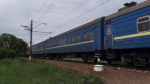 РЖД ТЭП-70 Поезд Скорый спб-киев пл.купчино