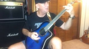 Harley Benton Acoustic electric guitar with some singing, SORRY! It’s a good player.