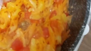 Булгур с мясом и овощами. Накормим семью быстро и вкусно.