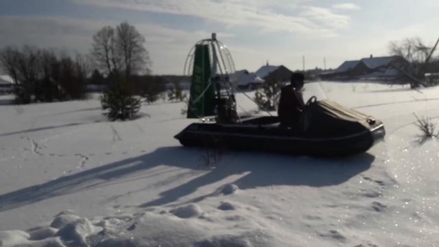 Аэролодка Лани-СТРИЖ с мотором 17л.с смотреть онлайн