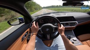 2019 BMW 3 Series G20 330i Sport Line POV Test Drive by AutoTopNL