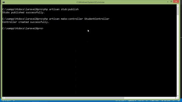 Laravel 8 Tutorial - Stub Customization смотреть онлайн
