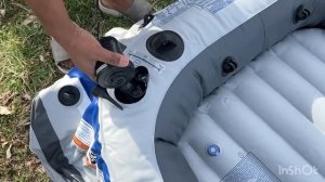 বাতাসের নৌকা! Intex Excursion 5 inflatable boat | Unboxing | Installation | Rowing in the lake