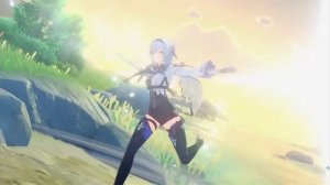 Genshin impact. Персонаж Эола. С песней. Может ты вернёшься?