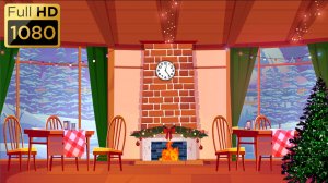 Анимационный фон "Скоро Новый Год!". Cartoon background "Christmas time".