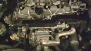 Toyota замена теплообменника масла. Промывка системы охлаждения.