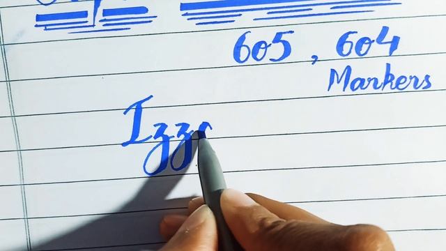 605 , 604 Cut Markers | How to write using Cut Markers In English and Urdu