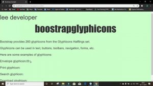 Adding Glyphicons in Bootstrap Tutorial For Beginners part9 - in Tamilதமிழ்