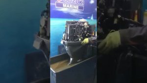 Осмотр и проверка лодочного мотора Yamaha 115лс. Владивосток.