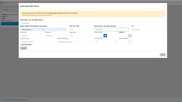 WEB MQTT - 01: Create and connect MQTT client смотреть онлайн