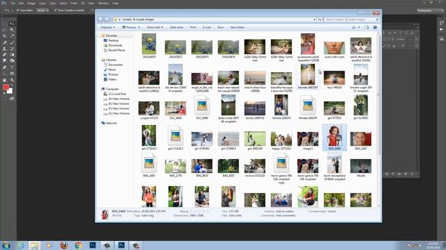 Selective Color Photo Effect in Photoshop in hindi || photoshop tutorial 4 || смотреть онлайн
