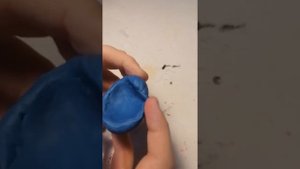 Делаю тарелку из пластилина?