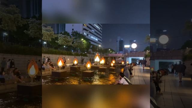 Cheonggyecheon Stream Lotus Lantern Festival! смотреть онлайн