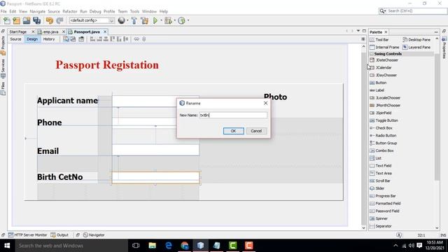 Passport Management System Using Java Mysql Part 1 смотреть онлайн