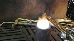 Проверка газового резака на обратный удар
