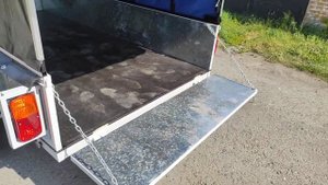 Прицеп ТОНАР 83101 после капитального ремонта с кунгом на газлифтах