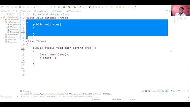 Multithreading-by extends thread class | Coding Experiment смотреть онлайн