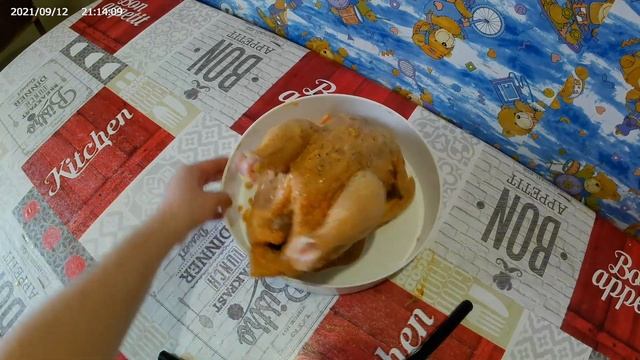 Бройлер в духовке запеченный в рукаве смотреть онлайн