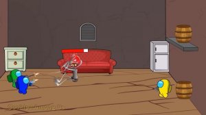 Among Us & Sonic vs Miss Ani-Tron's Roblox in Horror Class - AMONG US ANIMATION Ep9