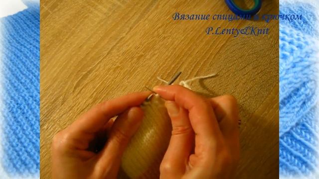 Варежки спицами. Как вязала. смотреть онлайн