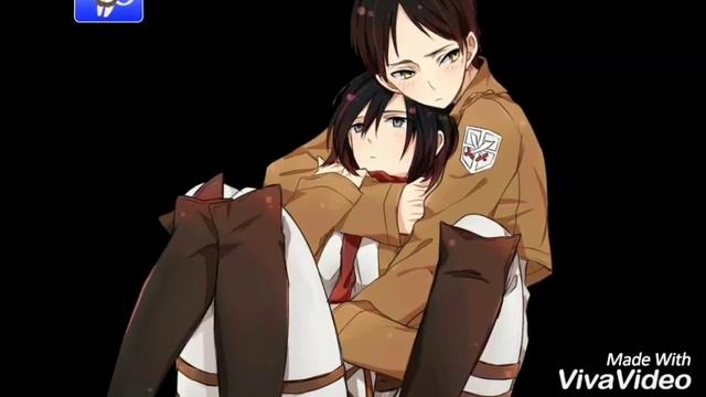 Микаса и Эрен любовь Love смотреть онлайн