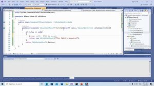 .NET 6.0 Blazor custom validation | RequiredIf validation in Blazor