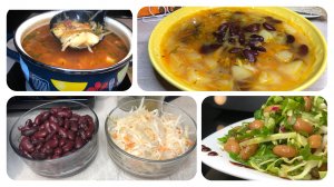 3 вкусных блюда из фасоли | борщ с фасолью | салат с фасолью | фасоль | рецепты просто