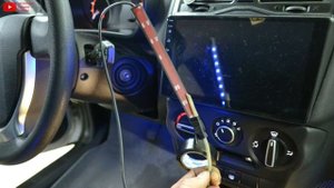 Подсветка салона ЛАДА ГРАНТА - Automotive ambient lighting of salon - Lada Granta.