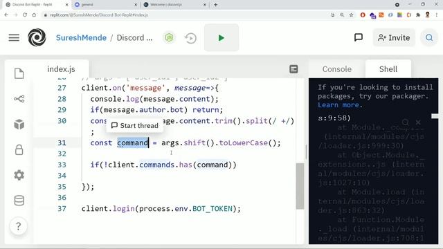 #10 How To Execute Discord Bot commands | How To Develop Discord Bot Using JavaScript | смотреть онлайн