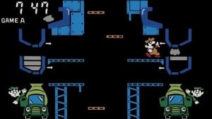 Game & Watch Mario's Cement Factory (Table Top, CM-72) (Another One Bites The Dust) (1983 Nintendo)