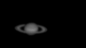 Planet Saturn through Celestron C11 Telescope