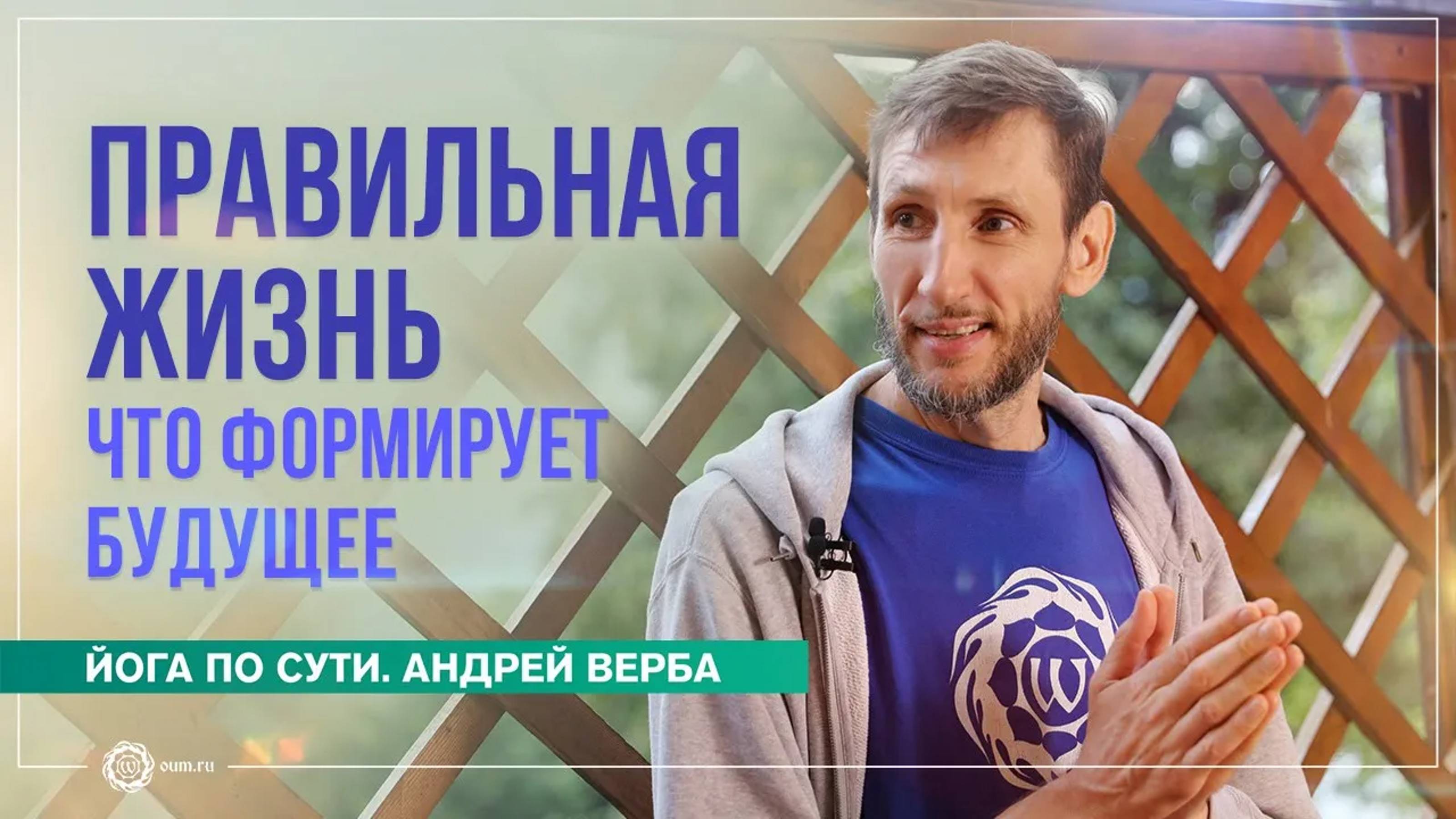 Правильная жизнь. Что формирует будущее. Андрей Верба