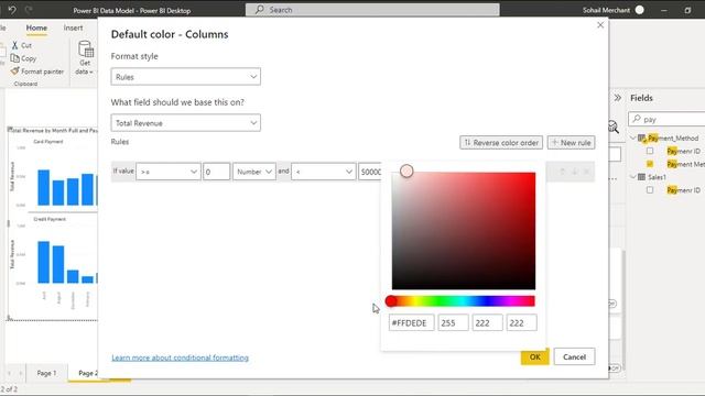 Power BI Conditional Formatting for Line Chart Data Points смотреть онлайн