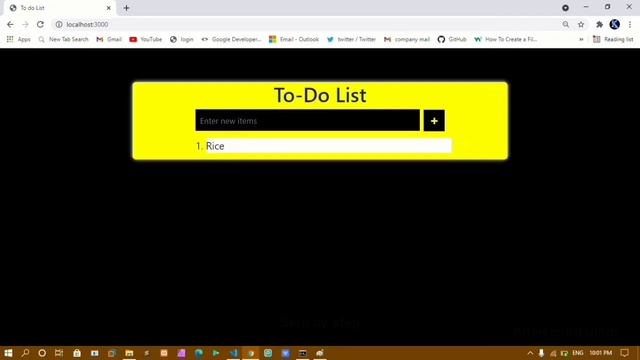 Complete To-do List project using React || #project2