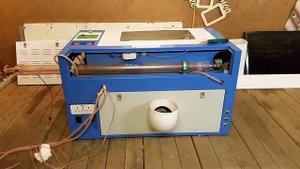 Замена лазерной трубки CO2 часть 1