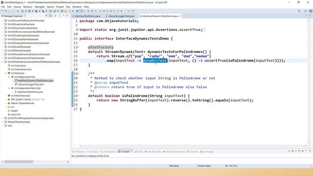 Test Interfaces and Default Methods in JUnit ||How to write Junit Test for Interface default method
