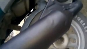 Звук очищенного 2Т глушителя. Honda Dio 35