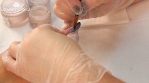 Выкладка акрила на формах