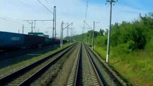 Из кабины машиниста Москва - Серпухов #cabride #train #railway