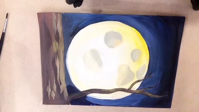 «Сова» поэтапно,гуашью. Мастер класс от изостудии «Акварель», рук.Кузьмичева Алина Васильевна смотреть онлайн