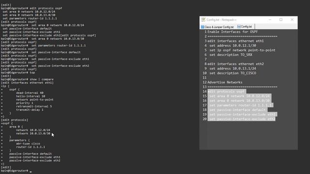 Quick Configs Ubiquiti - OSPF Basic Neighborship (CLI) смотреть онлайн