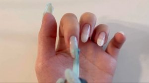 Дизайн с пищевой плёнкой | Маникюр самой себе | Цветные базы