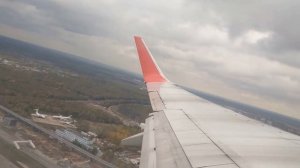 Взлёт Boeing 737-800 в Шереметьево (октябрь 2022)