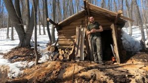 ЗЕМЛЯНКА У РЕКИ | ДЕЛАЮ ДВЕРЦУ ПОД МОЙКОЙ | УКРЕПЛЯЮ КРЫШУ | ПИРОГ В ПЕЧКЕ | ПОСЛЕДНИЙ ЛЁД..