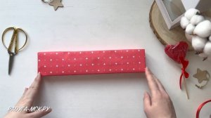 Как упаковать длинную коробку / Необычный бант