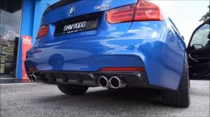 BMW F30 328i | Armytrix Система выхлопа VALVETRONIC | обороты & ускорение звук!