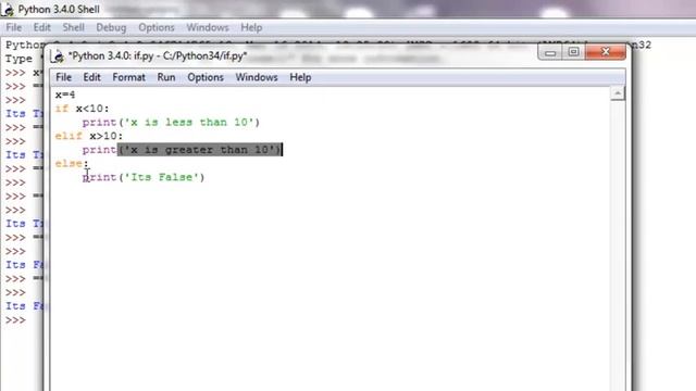 Python - elif (else if)