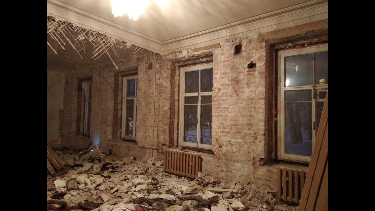 Подготовка к новому полу. Обзор демонтажа квартиры 100 кв.м. март 2019