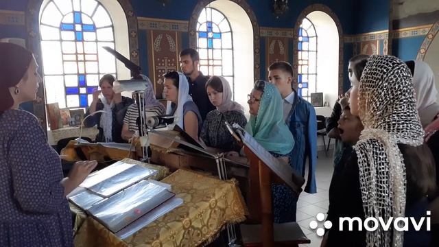 Тропарь и кондак Воздвижения знаменного распева