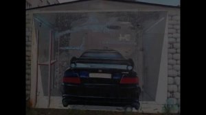 Гаражный креатив / Рисунки на воротах гаража / Наш Гараж